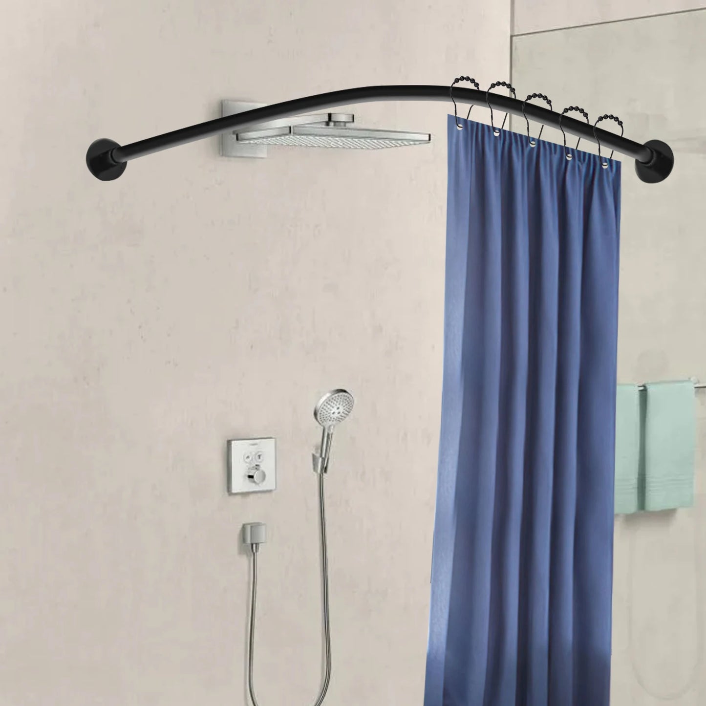 Everyday EssentialsOnline L Shape Shower Curtain Rail