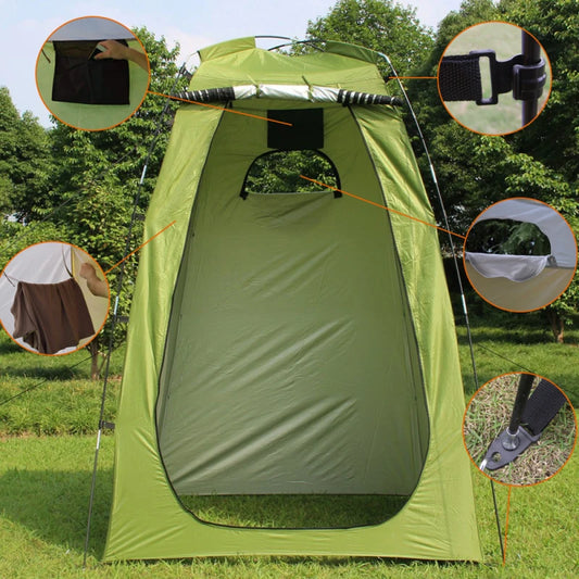 Outdoor Privacy Shower Tent Waterproof Camping Shelter