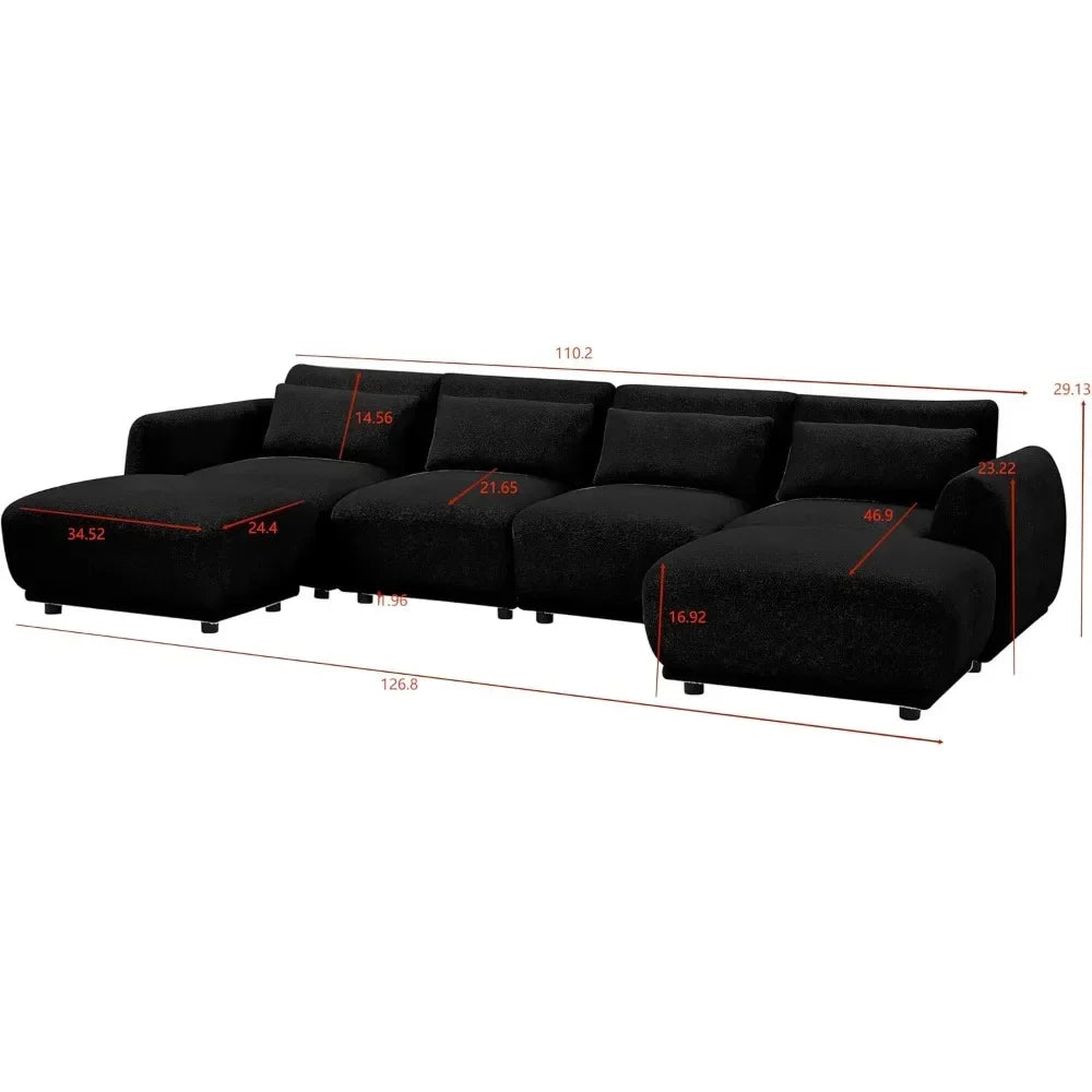 Everyday EssentialsOnline U Shaped Sectional Sofa Couch