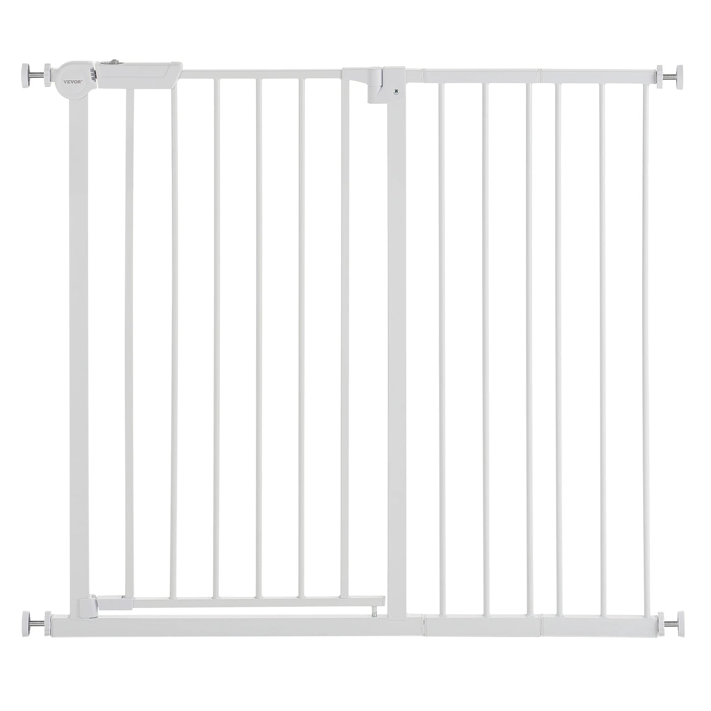 SucceBuy Baby Gate Pressure Mount Walk Through For Kids