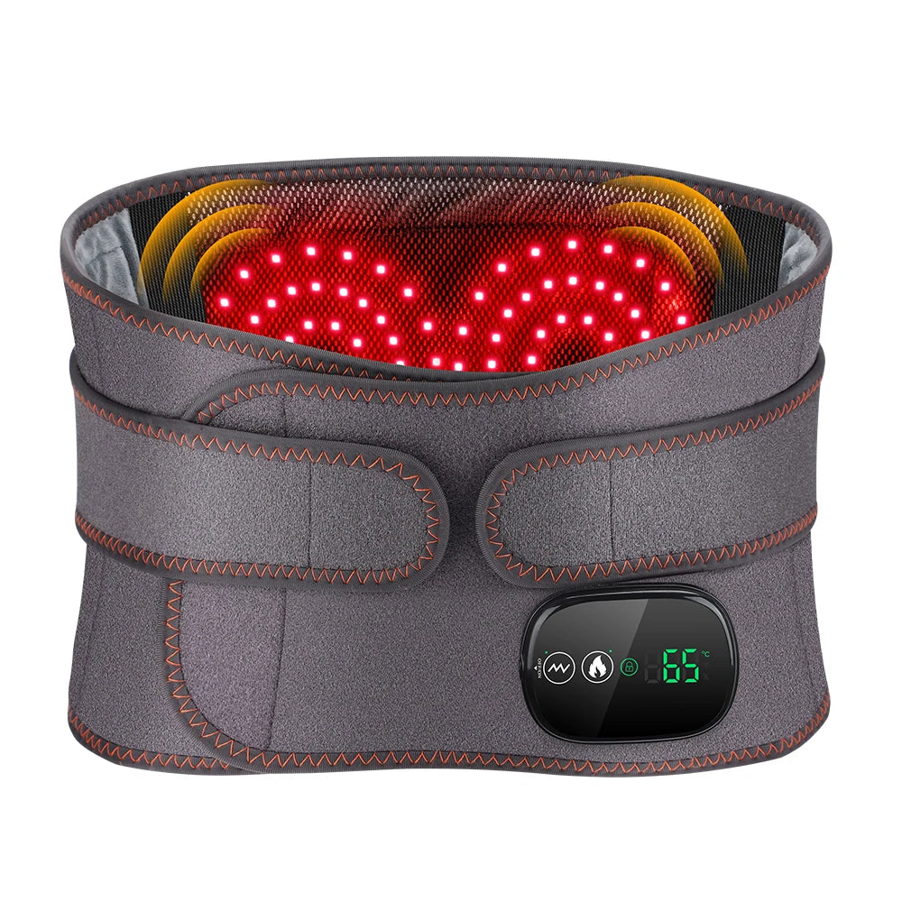 PASTSKY Electric Heating Waist Belt Massager With Red Light