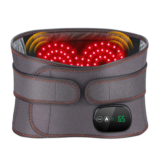 PASTSKY Electric Heating Waist Belt Massager With Red Light