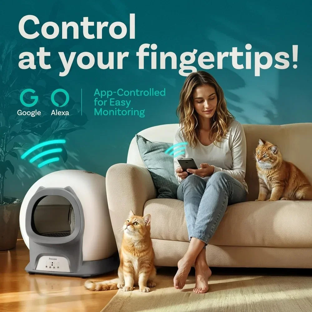 Everyday EssentialsOnline Self Clean Litter Box Auto Sensors