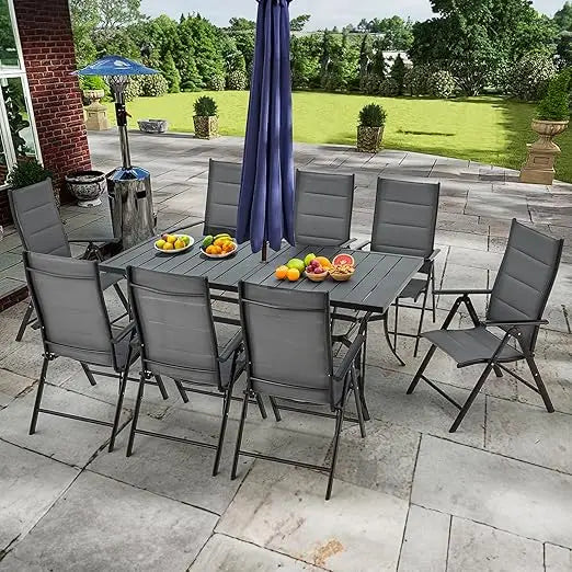 Blackwicker Rattan All Weather Patio Dining Set 5 7 9