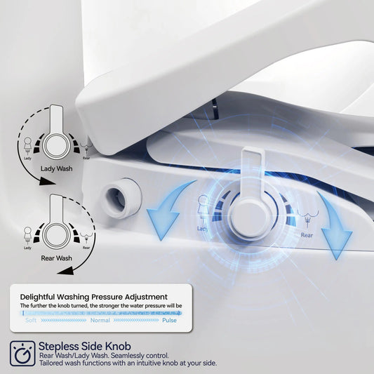 Everyday EssentialsOnline Bidet Toilet Seat With Nozzle