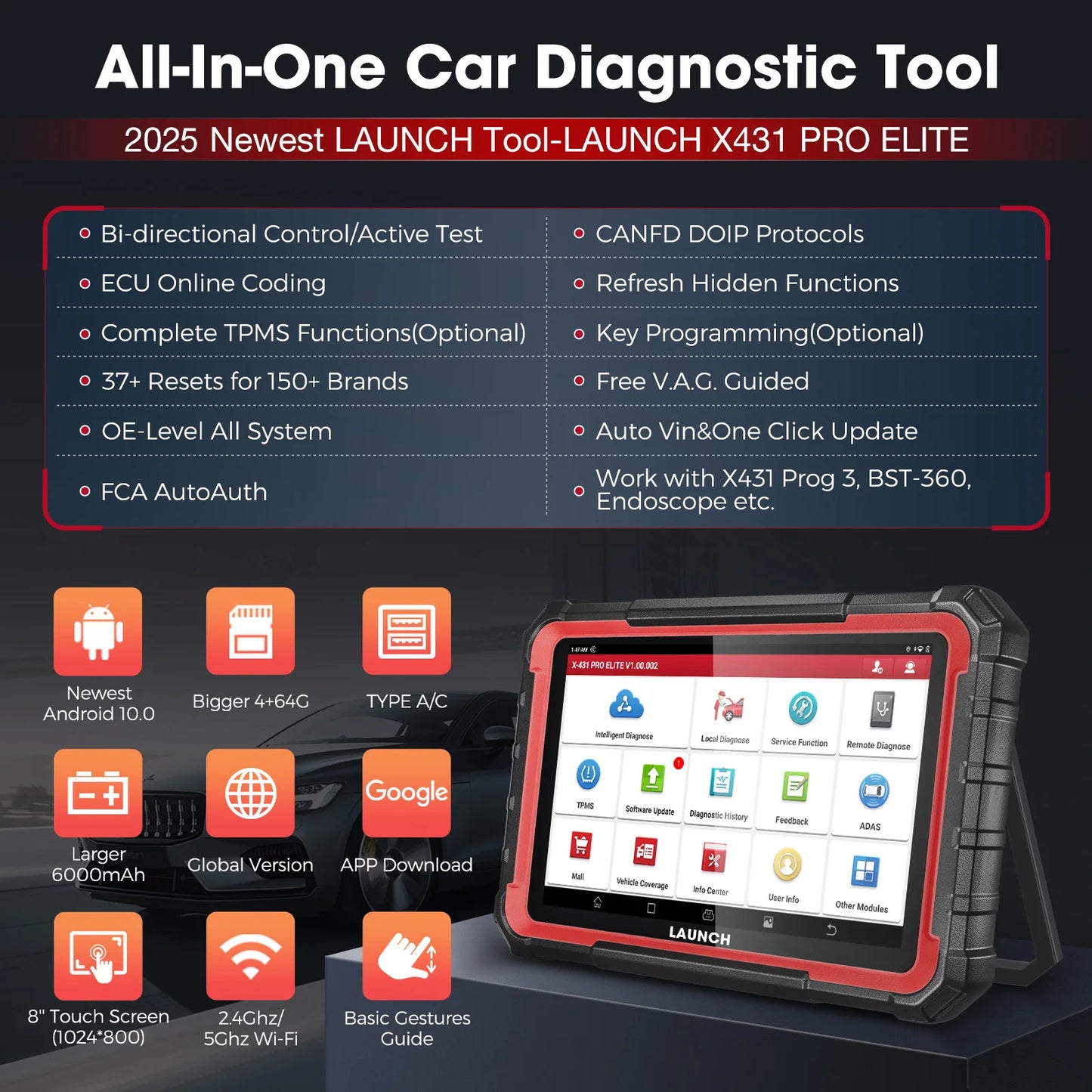 Everyday EssentialsOnline Launch X431 Pro Elite Diagnostic