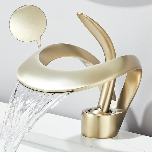 Everyday EssentialsOnline Solid Brass Waterfall Basin Faucet