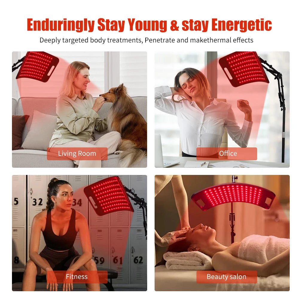 Electronic Red Light Therapy Panel for Face and Body