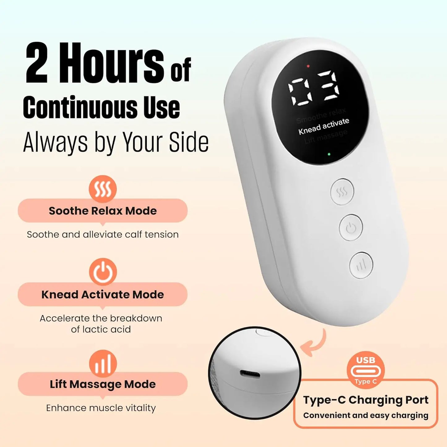 LeG Leg Massager With Heat And Compression Calf Therapy
