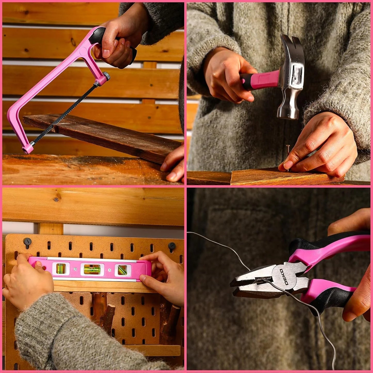 DEKODIY Home Mechanic Toolbox With 12V Cordless Drill