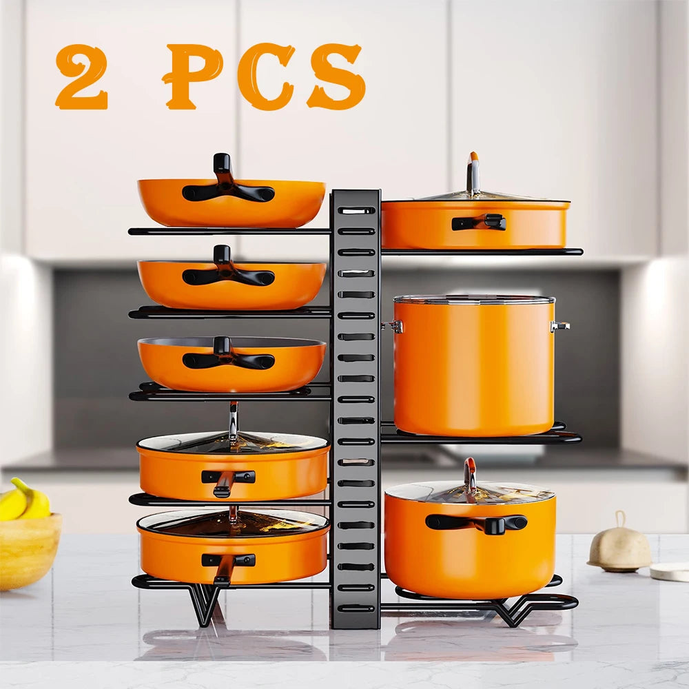 Everyday EssentialsOnline 2 Pack Pot Rack And Lid Holders