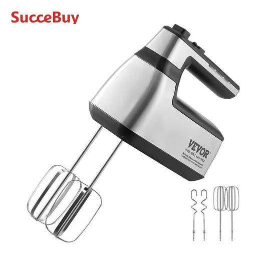 VEVOR Cordless Electric Hand Mixer for Baking and Whipping