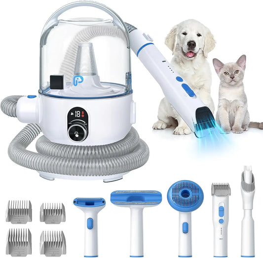 Hign-concerned 5-In-1 Pet Grooming Vacuum Kit For Dogs Cats