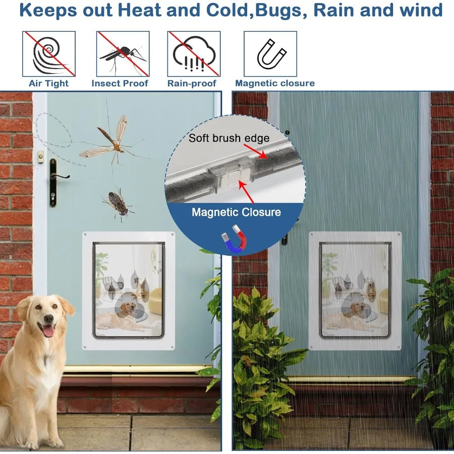 Hign Concerned Chemical Large Weatherproof Dog Door