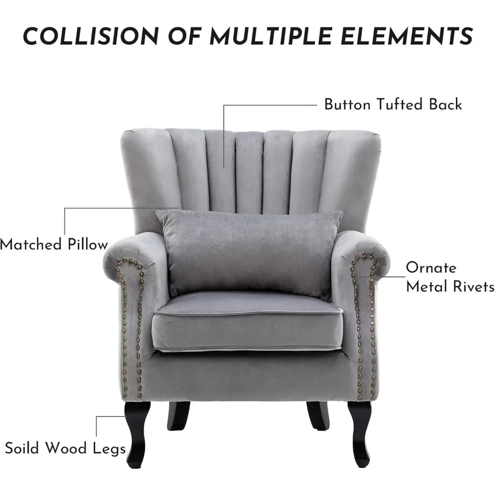 Accent Reading Arm Chairs Set Of 2 Midcentury Modern Chairs