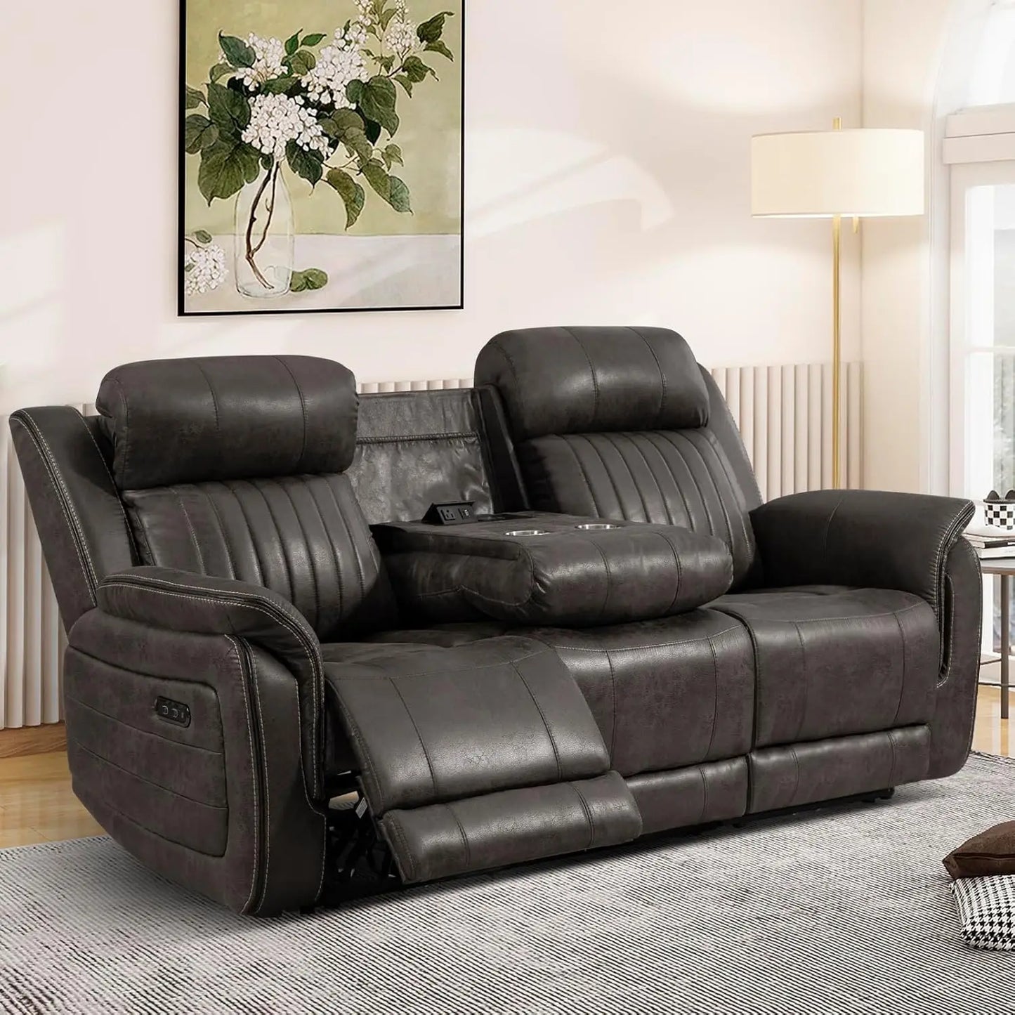 HUANZHUANG Zero Gravity Recliner USB Type C Power Headrest