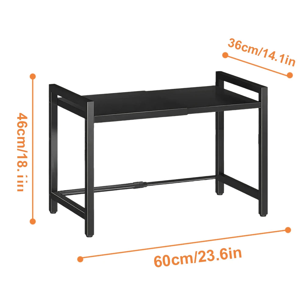 Everyday EssentialsOnline Expandable Microwave Rack 6 Hooks