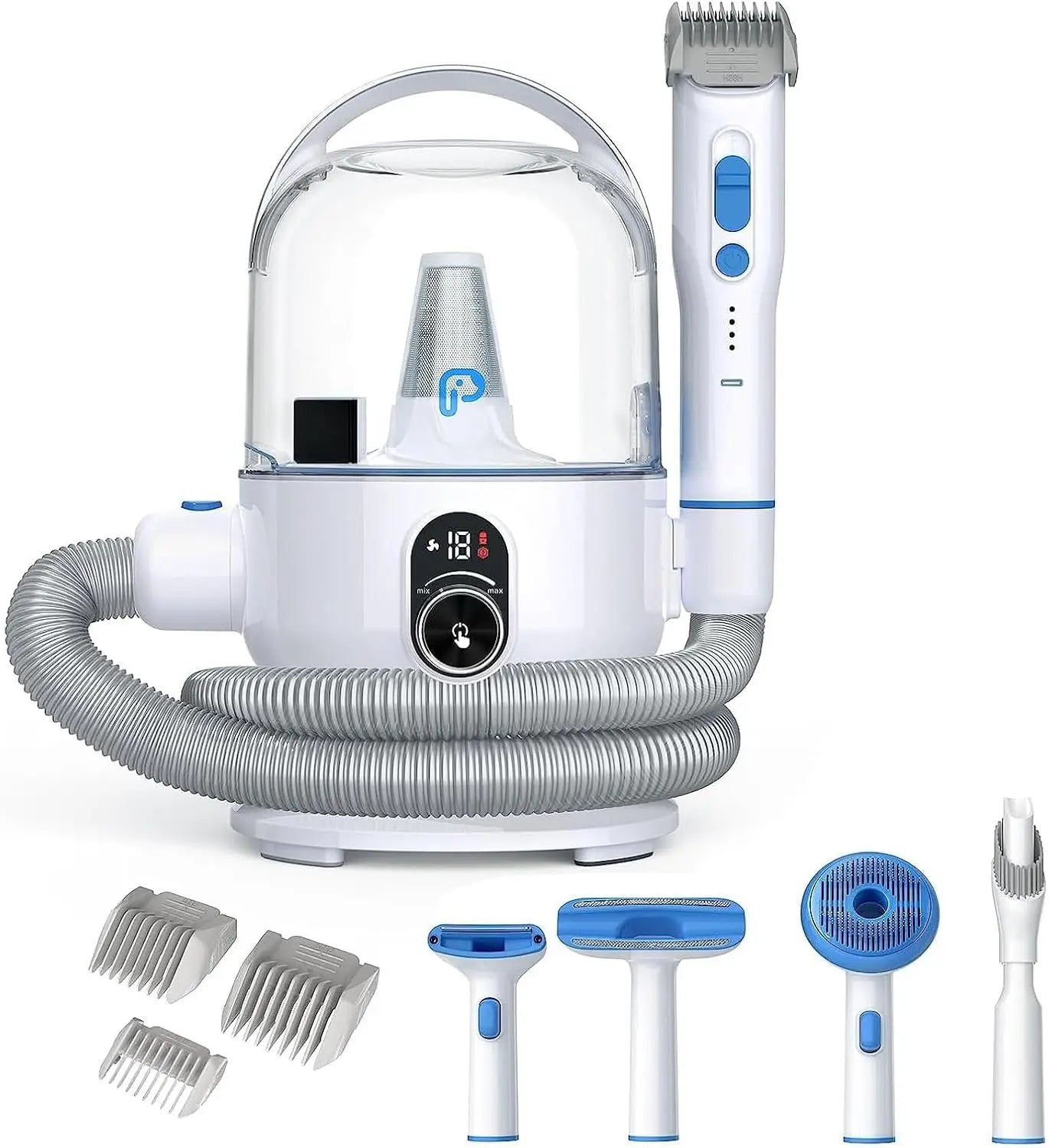 Hign-concerned 5-In-1 Pet Grooming Vacuum Kit For Dogs Cats