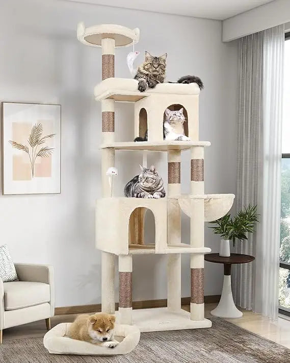 MKDK Heavy Duty Cat Tree For Maine Coon Tower Edition