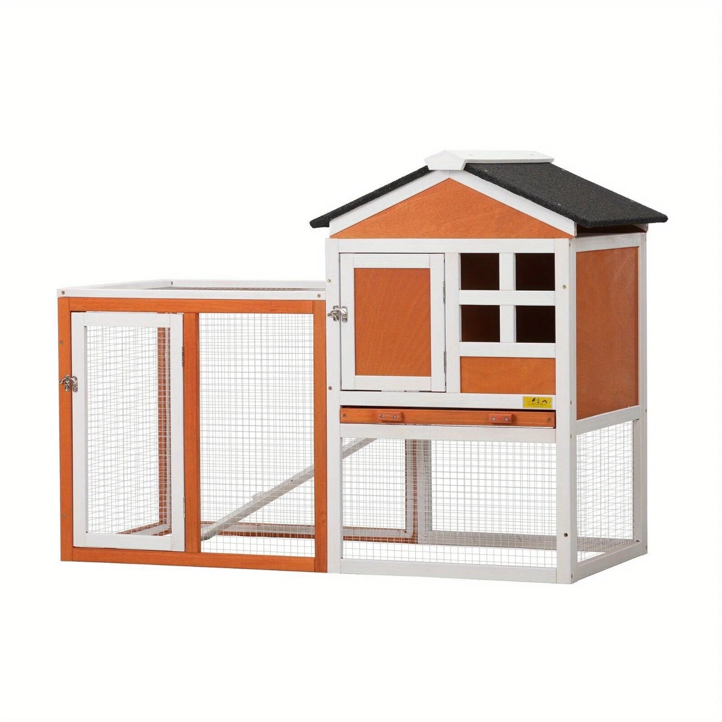 Everyday EssentialsOnline Wooden Rabbit Hutch Cage Outdoor