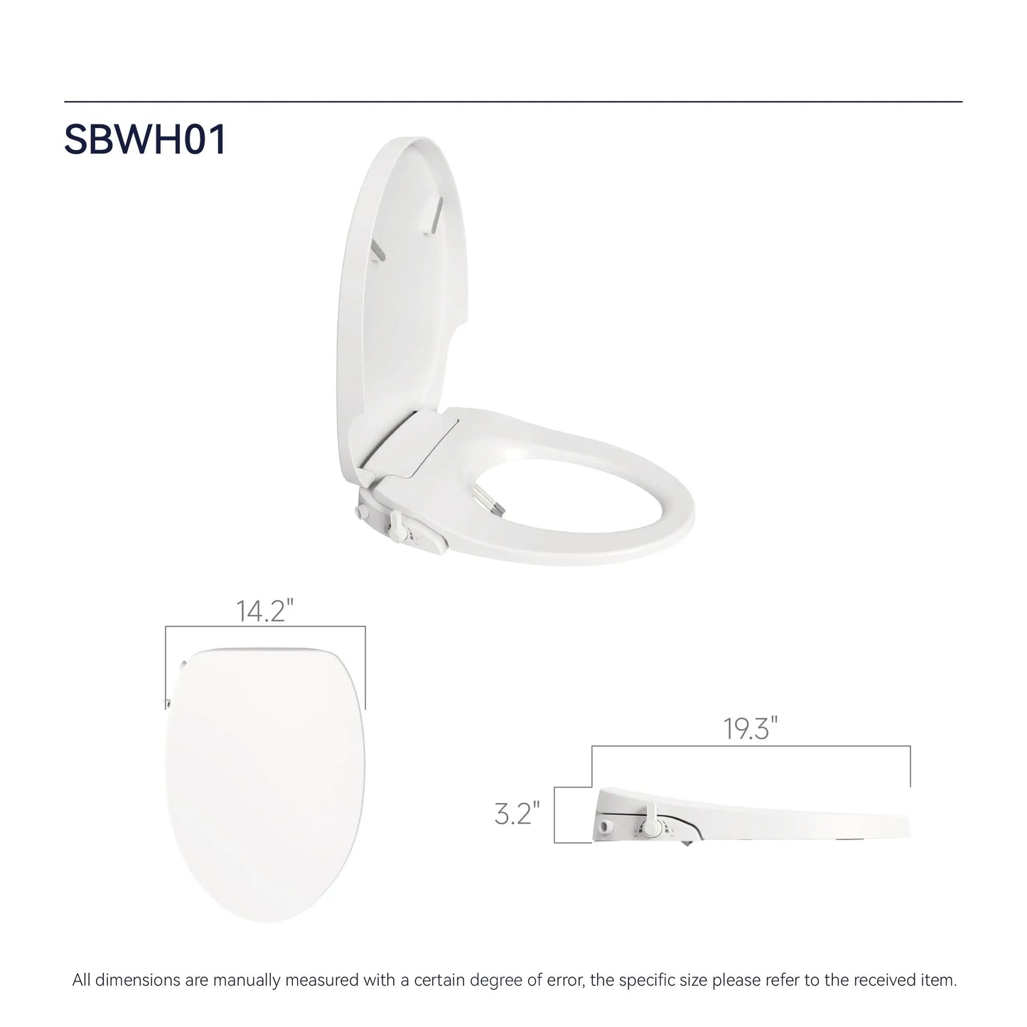 Everyday EssentialsOnline Bidet Toilet Seat With Nozzle