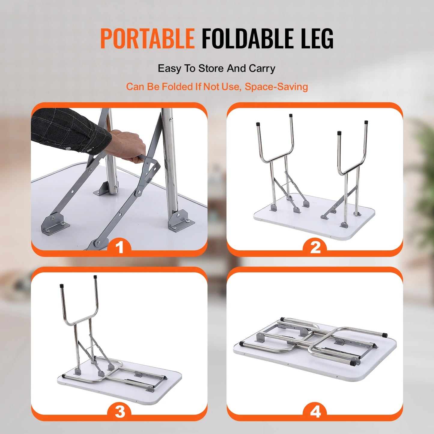 SucceBuy Pet Grooming Table Foldable Arms Clamp Dog Stand